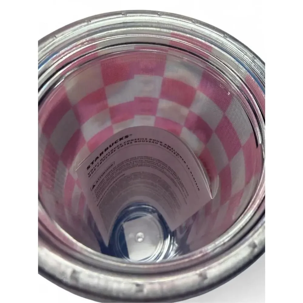 Starbucks Spring 2023 Easter Pink Bunny Floral Garden 16oz bottle tumbler NWT